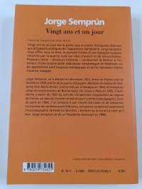 Vingt ans et un jour - roman