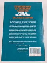 Foundations of economic analysis