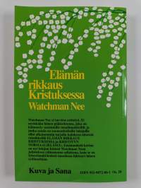 Elämän rikkaus Kristuksessa