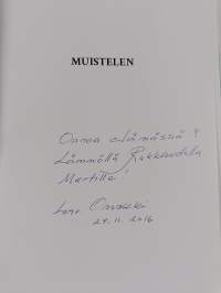 Muistelen (tekijän omiste)
