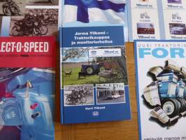Uusi Jorma Ylikomi - traktorikauppaa ja moottoriurheilua kirja sekä 5 julistetta. Suoraan kirjailijalta.