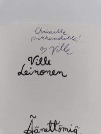 Äänettömiä salamoita (signeerattu, tekijän omiste)