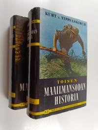 Toisen maailmansodan historia 1-4 (2 kirjaa) : Saksan alkumenestykset/Sota laajenee ; Sodan käänne/Saksan luhistuminen