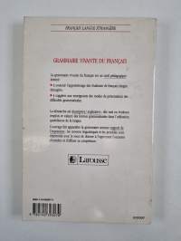Grammaire vivante du francais : francais langue étrangère