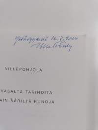 Taivasalta tarinoita, aavain ääriltä runoja (signeerattu, tekijän omiste)