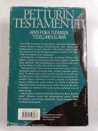 Petturin testamentti : Arvo Poika Tuomisen todellinen elämä
