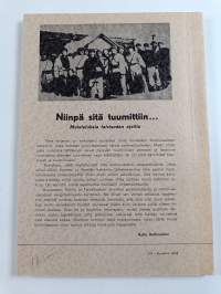 Niinpä sitä tuumittiin (signeerattu, tekijän omiste)