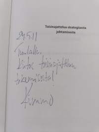 Toisinajattelua strategisesta johtamisesta (signeerattu)