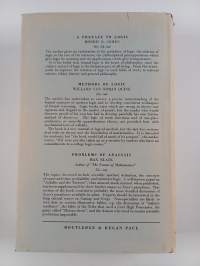 An introduction to logic and scientific method