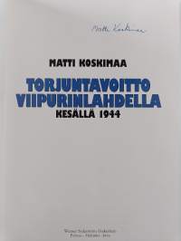 Torjuntavoitto Viipurinlahdella kesällä 1944 (signeerattu)