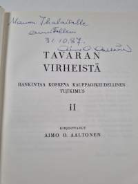 Tavaran virheistä : hankintaa koskeva kauppaoikeudellinen tutkimus 2 (signeerattu, tekijän omiste)