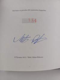 Kiertorata : Proosatranskriptio J. S. Bachin Hyvin viritetyn klaveerin fuugasta nro 10 e-mollissa (BWV 855) (signeerattu, numeroitu)