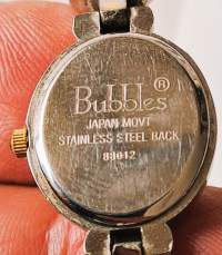 Bubbles Japan vintage rannekello käy ( paristo vaihdettu  7/26)