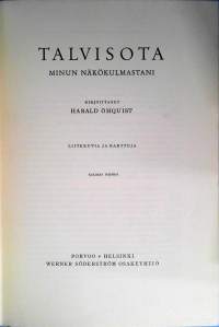 Talvisota minun näkökulmastani