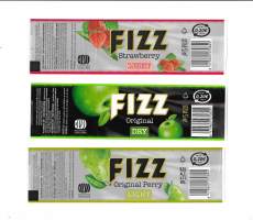 FIZZ  3 eril  -  juomaetiketti