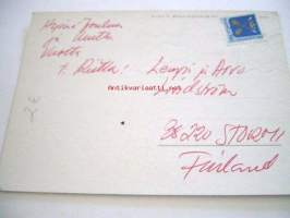 postikortti  marjaliisa pitkäranta 1979  mökki