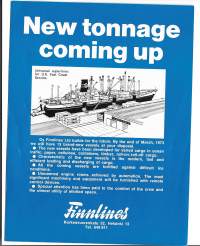 New tonnage coming up 4 sivua