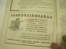 Pellervo 1936 nr 37 sis. mm. artikkelit / kuvat; Karjatalouden järjestäminen nykyvaatimuksia vastavksia, kuivausriihet, Luserniheinäjauho ym.