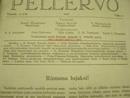 Pellervo 1936 nr 37 sis. mm. artikkelit / kuvat; Karjatalouden järjestäminen nykyvaatimuksia vastavksia, kuivausriihet, Luserniheinäjauho ym.