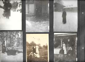 Elämää 1900-luvun alussa 12 valokuvaa albumin sivuilla  valokuva