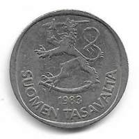 1 markka  1983