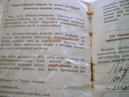 int varusteet luovutettu  29.11.1944