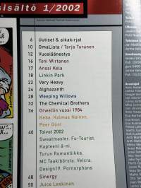 Soundi 2002 nr 1 - Apulanta, Anssi Kela, Nightwish
