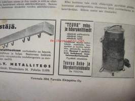 Säästäjä 1934 nr 1 -Säästöpankin asiakaslehti, takasivulla Eino Finnen Maija ja Matti -sarjakuva, Anni Swanin kirjoitus &quot;Uskollinen Markko&quot;