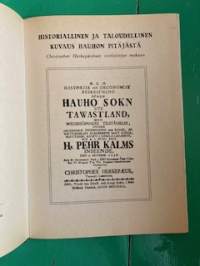 Historiallinen ja taloudellinen kuvaus Hauhon pitäjästä