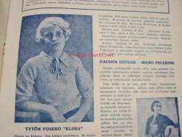 Säästäjä 1935 nr 7 -Säästöpankin asiakaslehti, takasivulla Olli ja Vahti -sarjakuva, Maailmannäyttely