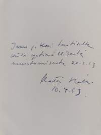 Kelpo rouva Sedmiradski ja muita fantasioita (signeerattu, tekijän omiste)
