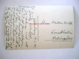 postikortti ryska dubbelörnen rövar finlands  14.3.1940