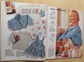 Suuri Käsityö lehti N:o 2 1993 kaava-arkit mukana