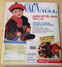 Suuri Käsityö lehti N:o 3 1993 kaava-arkit ja silitysarkki mukana