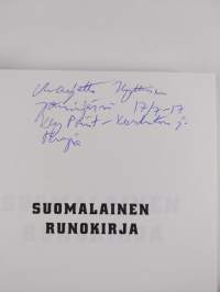 Suomalainen runokirja (tekijän omiste)