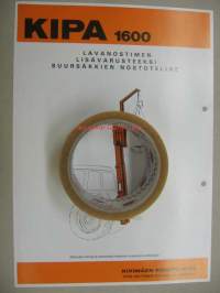 Kipa 1600 lavanostin -myyntiesite