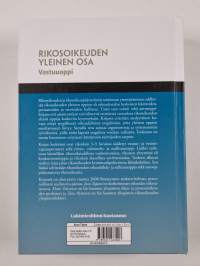 Rikosoikeuden yleinen osa - Vastuuoppi