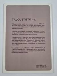 Taseanalyysi ja tunnusluvut