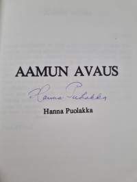 Aamun avaus (signeerattu, tekijän omiste)