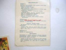 postikortti  kirjeellinen raamattuopisto