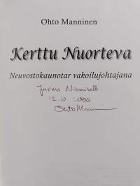 Kerttu Nuorteva : neuvostokaunotar vakoilujohtajana (signeerattu, tekijän omiste)