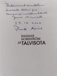 Ragnar Nordström ja talvisota (signeerattu, tekijän omiste)