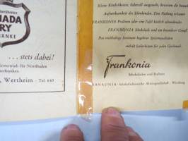 Falkenhof Konditorei-Café - Würzburg, Marienpltz 4 -kahvilan hinnasto