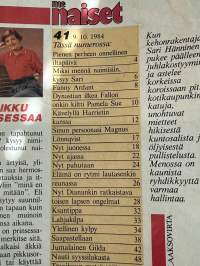 Me Naiset 1984 nro 41 (9.10.), Prinsessa Caroline, Sari Aspholm, prinsessa Diana, Gilda, Brigitte Bardot