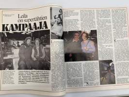 Me Naiset 1979 nr 27, Harri Tirkkonen, Katariina Metsovaara ja Hannu Heikinheimo häät, Leila Seppänen - supertähtien kampaaja, Sirkka ja Aarno Stormbom