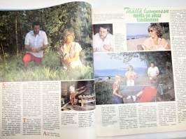 Me Naiset 1979 nr 27, Harri Tirkkonen, Katariina Metsovaara ja Hannu Heikinheimo häät, Leila Seppänen - supertähtien kampaaja, Sirkka ja Aarno Stormbom