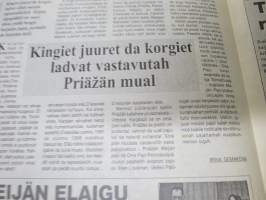 Oma Mua - Karjalan rahvahan lehti 2001 nr 14, Sulakuun 12. päivü; Kielizakonan osa, Amerikalazien matku Karjalah, Äijänpäivän pruazniekku, ym.