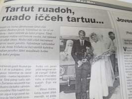 Oma Mua - Karjalan rahvahan lehti 2001 nr 14, Sulakuun 12. päivü; Kielizakonan osa, Amerikalazien matku Karjalah, Äijänpäivän pruazniekku, ym.