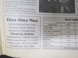 Oma Mua - Karjalan rahvahan lehti 2001 nr 14, Sulakuun 12. päivü; Kielizakonan osa, Amerikalazien matku Karjalah, Äijänpäivän pruazniekku, ym.