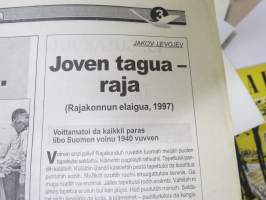 Oma Mua - Karjalan rahvahan lehti 2001 nr 14, Sulakuun 12. päivü; Kielizakonan osa, Amerikalazien matku Karjalah, Äijänpäivän pruazniekku, ym.